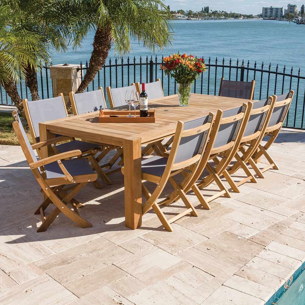 Royal Teak Sailmate Folding Arm Chair