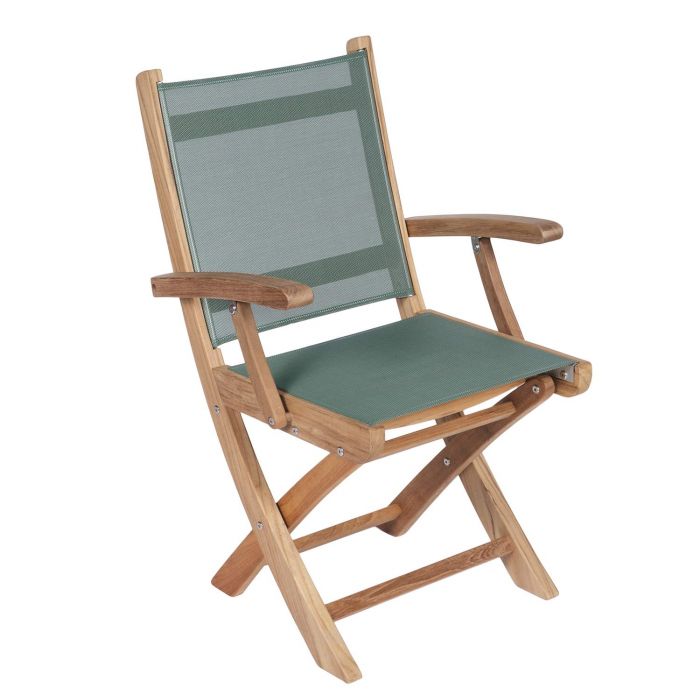 Royal Teak Sailmate Folding Arm Chair