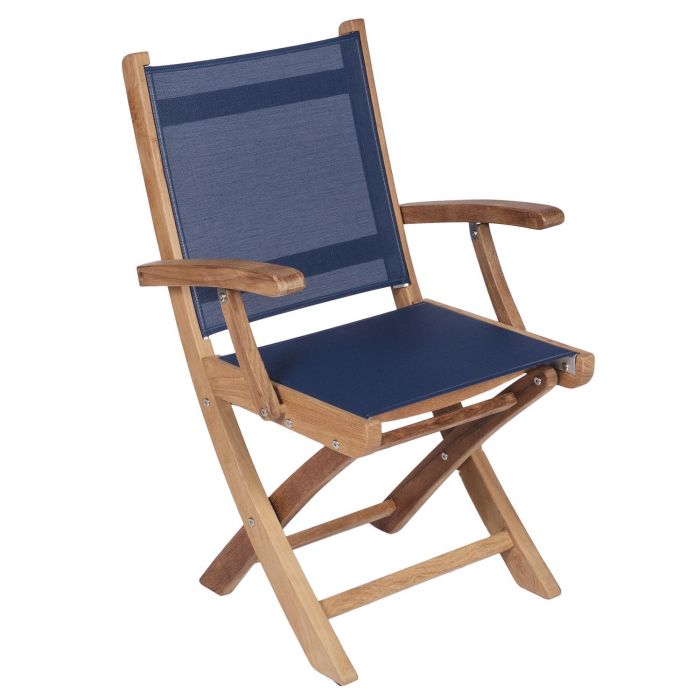 Royal Teak Sailmate Folding Arm Chair