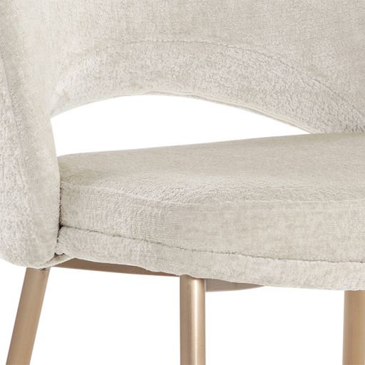 Sunpan Radella Dining Chair Bergen French Blue / Bergen Taupe