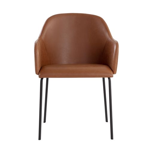 Sunpan Hensley Dining Armchair in Dark Teal / Dawn Grey / Hazelnut / Mina Warm Grey