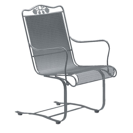 Woodard Briarwood High Back Spring Base Chair with Optional Seat Cushion