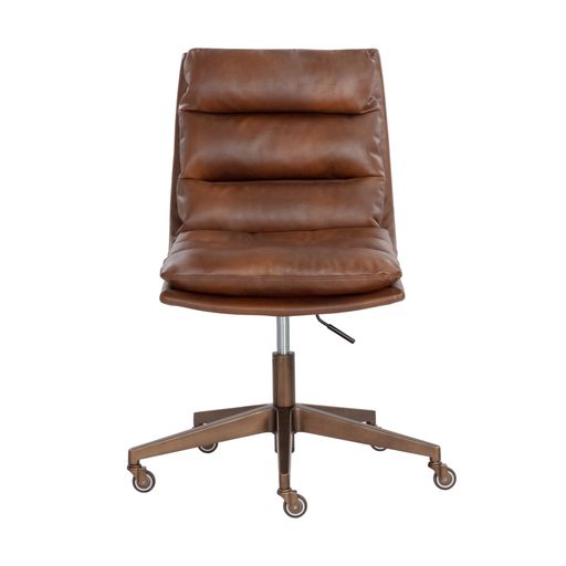Sunpan Stinson Office Chair Bravo Black / Cognac / Cream