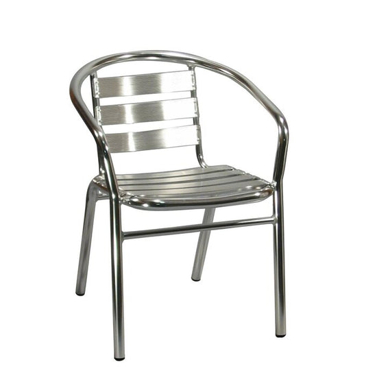 H&D Seating All Aluminum Patio Dining Armchair