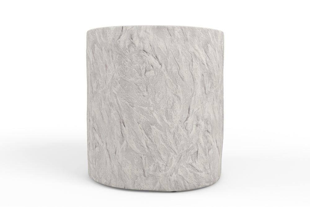 Sunset West Antique Stone Round End Table