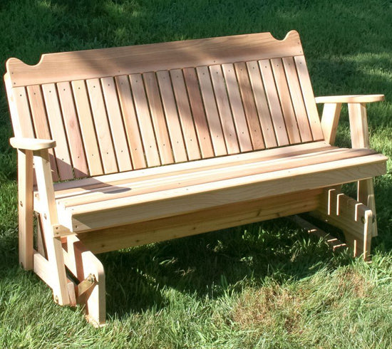 Creekvine Designs 4'/5' Red Cedar Straight Back Glider