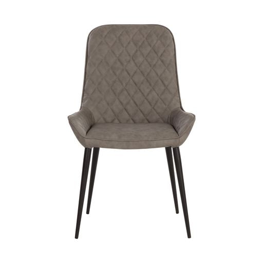Sunpan Iryne Dining Chair in Bounce Nut / Bounce Smoke / Bounce Stone - Set of Two