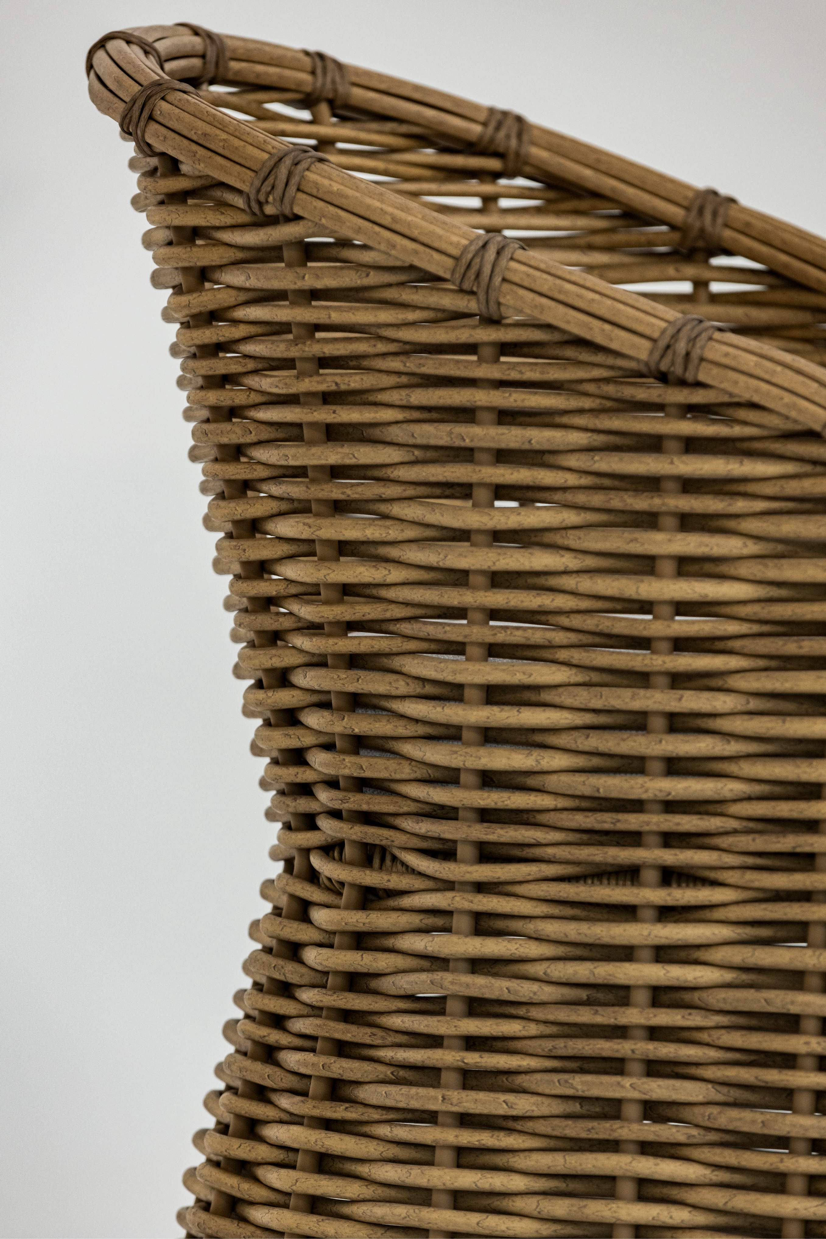 Sunset West Playa Dining Chair in Soothe Pearl with Flange Welt