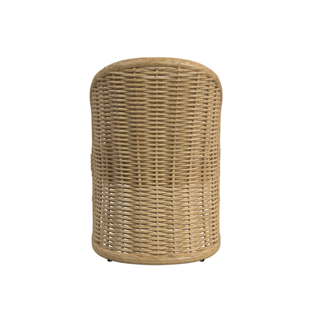 Sunset West Playa Dining Chair in Soothe Pearl with Flange Welt