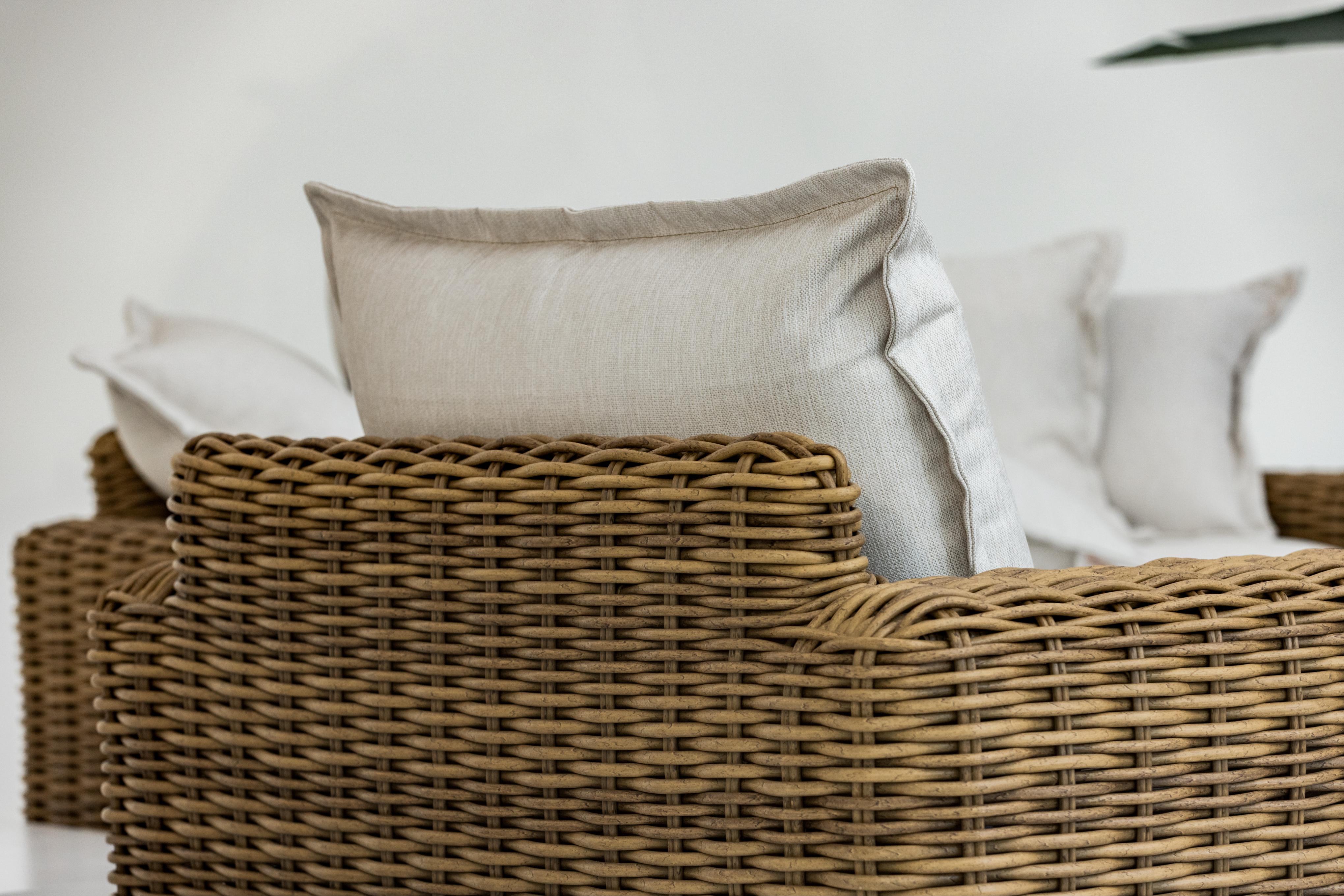 Sunset West Playa Oversized Club Chair in Soothe Pearl with Flange Welt
