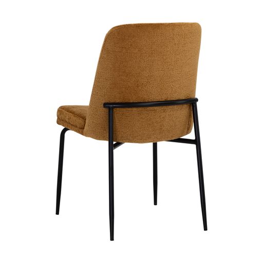 Sunpan Zeke Dining Chair Black - Bergen Marmalade - Set of Two