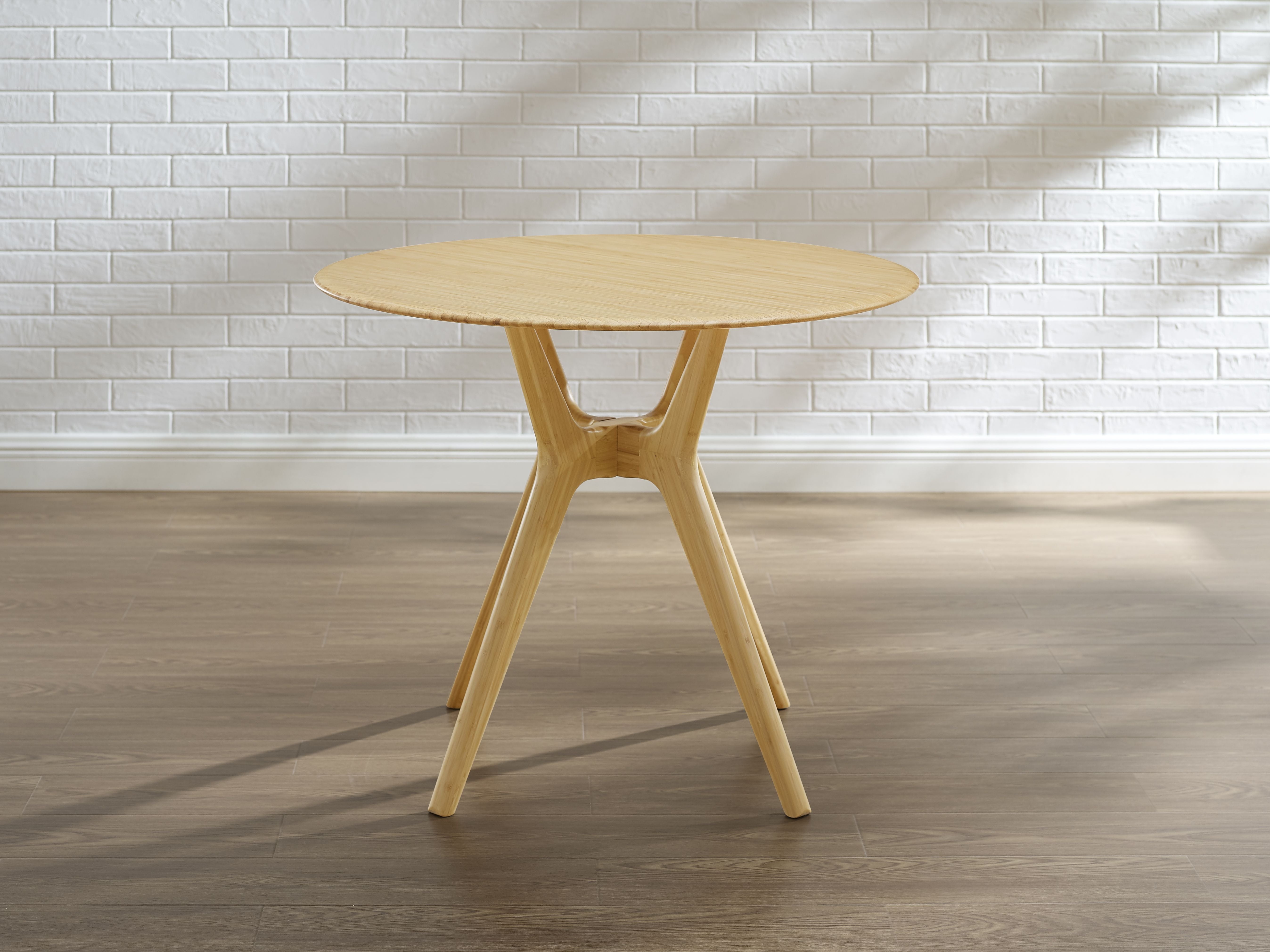 Greenington Sitka 36" Round Dining Table, Amber / Wheat