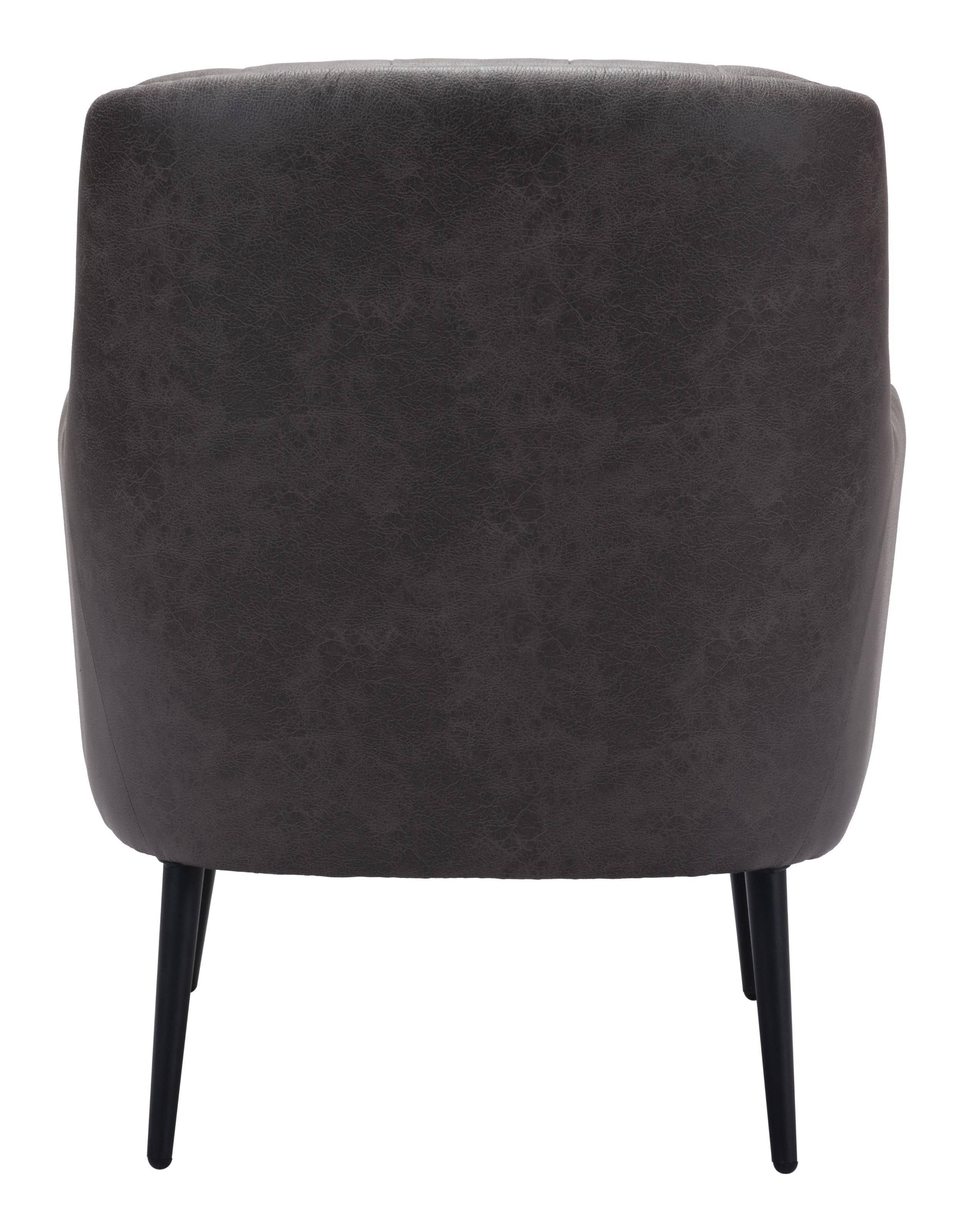 Zuo Modern Tasmania Accent Chair Vintage in Brown/Black