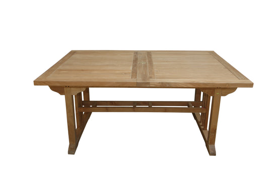 Anderson Teak Sahara 106" Rectangular Double Ext. Table
