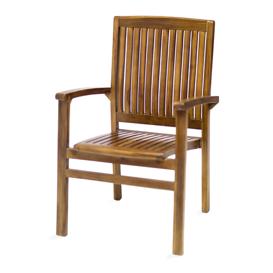 All Things Cedar 5-Piece Butterfly Stacking Chair Set & Blue/Green/Red/White Cushion