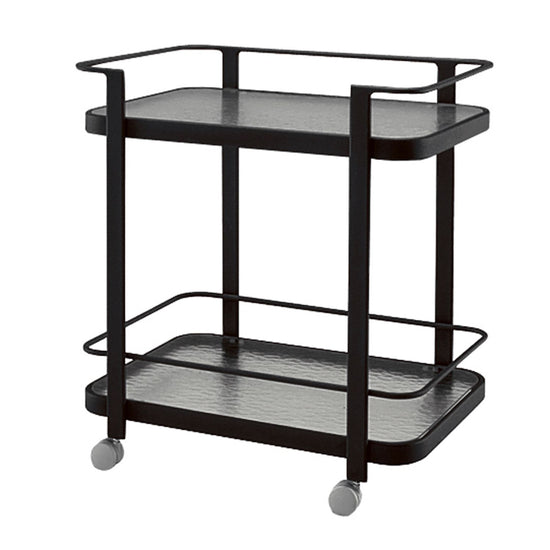 Woodard Et Cetera Aluminum Occasional Tea Cart