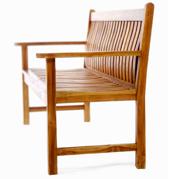 All Things Cedar Teak Garden Wooden Bench