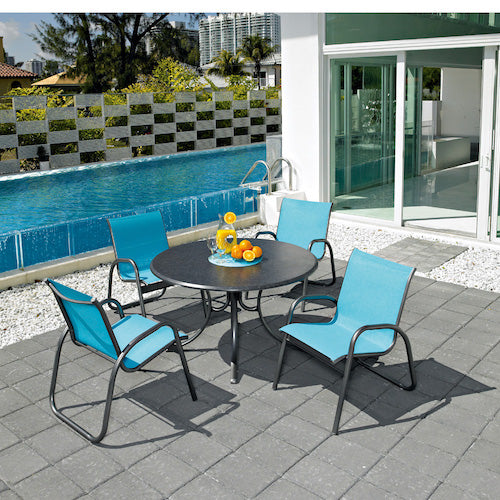 Telescope Casual Gardenella Sling Stacking Arm Chair