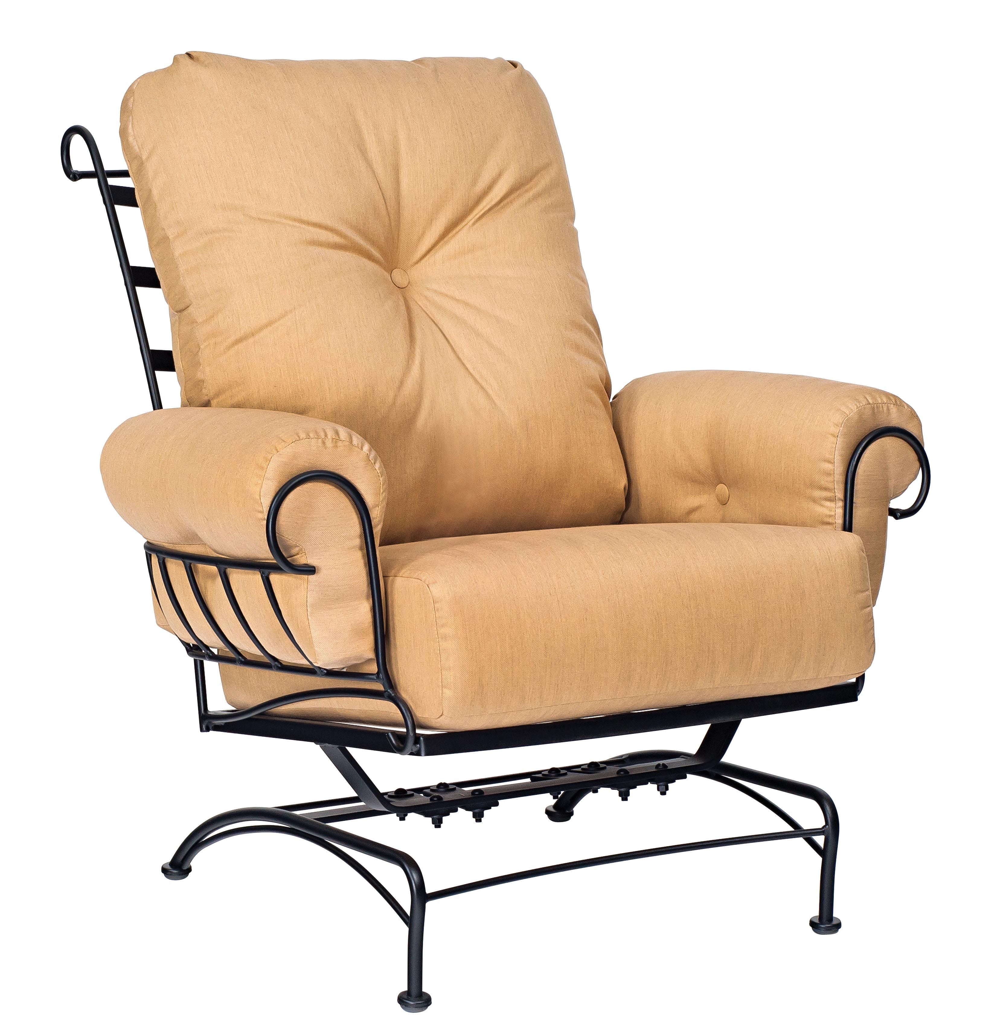 Woodard Terrace Spring Lounge Chair, Aged Teak, No Cushion, Grade A Fabric, Garden Chairs, Lounge Chairs, Terrace, Aluminum, Iron, Lounge Chairs, Curved, Outdoor