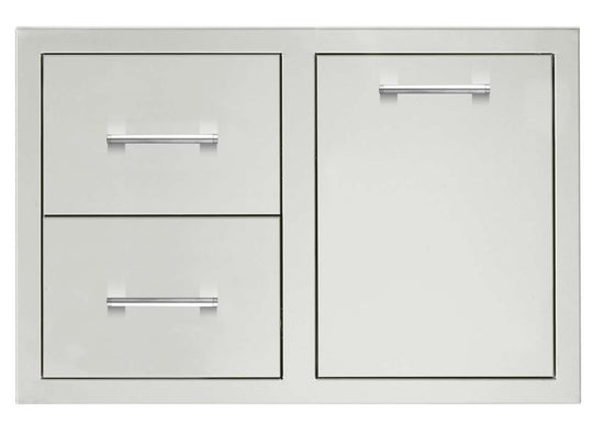 TrueFlame 33" 2-Drawer And Access Door Combo