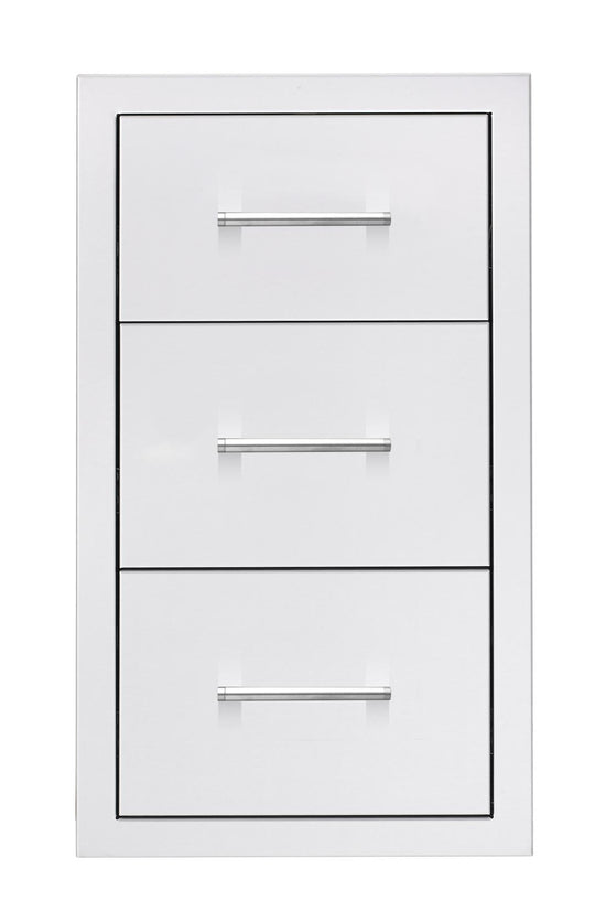 TrueFlame 17" Triple Drawer