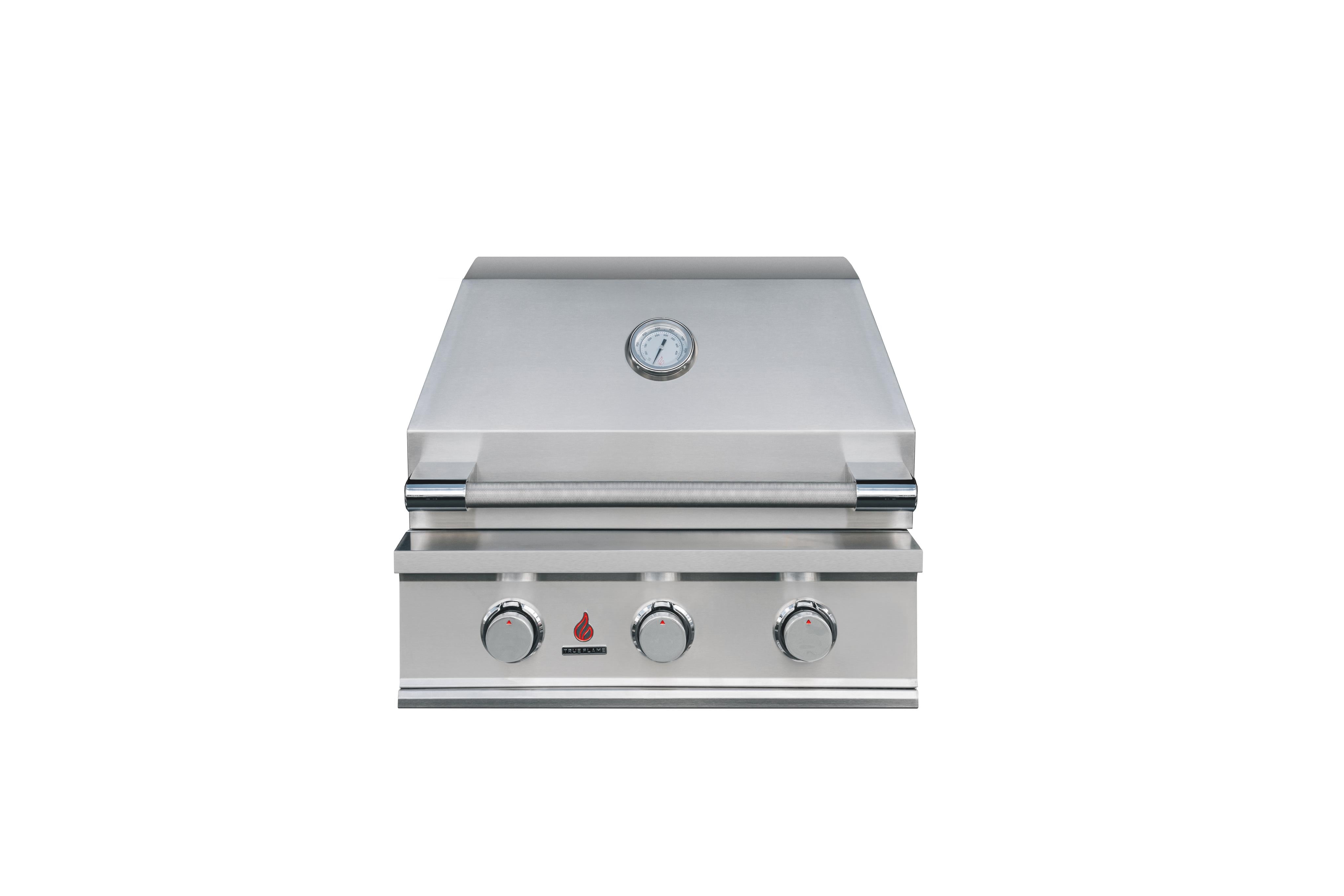 TrueFlame E Series 25" 3 Burner Gas Grill - Liquid Propane/Natural Gas