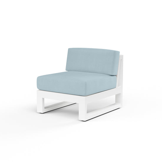 Sunset West Newport Armless Club Chair with Cushion