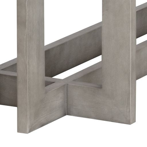 Sunpan Disera Dining Table 96'' in Ash Grey / Dark Brown / Natural