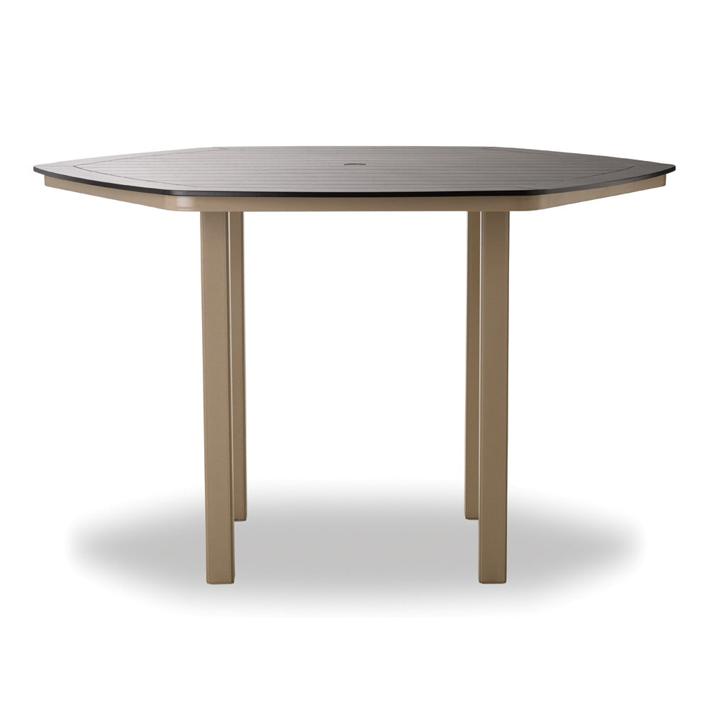 Dining Height Table LegsTextured BeachwoodSlatted Kona
