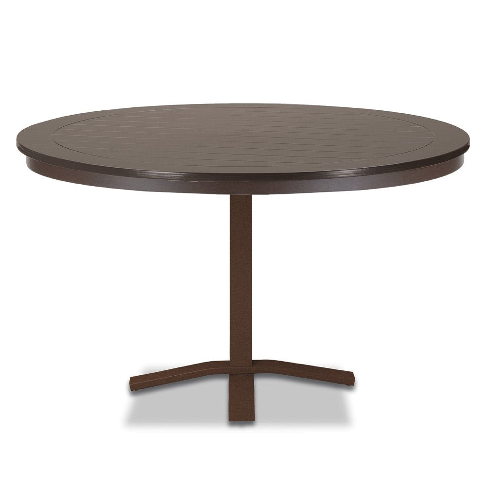 Dining Height Deluxe Table LegsTextured BeachwoodSlatted Chestnut