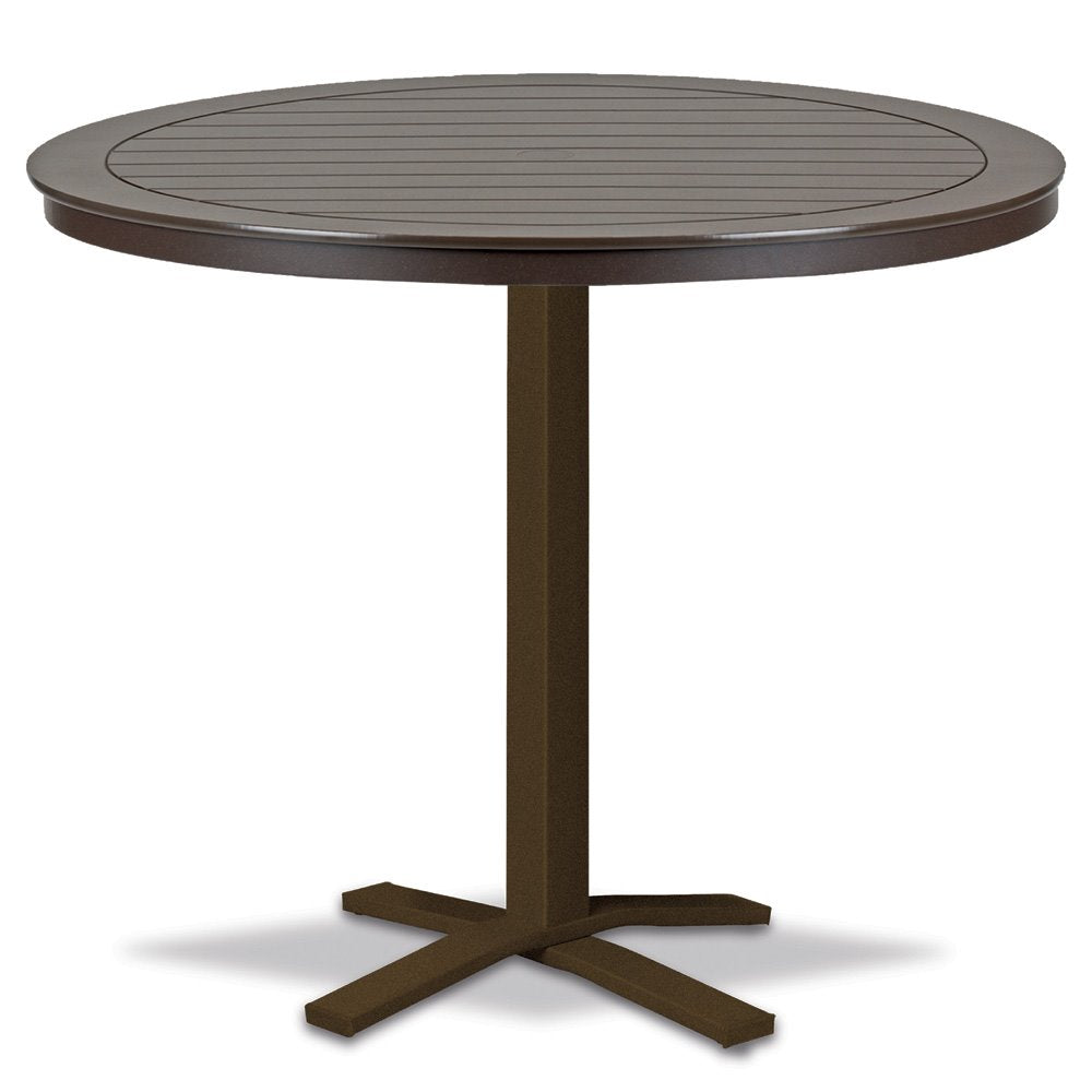 Dining Height Deluxe Table LegsTextured BlackSlatted Boardwalk