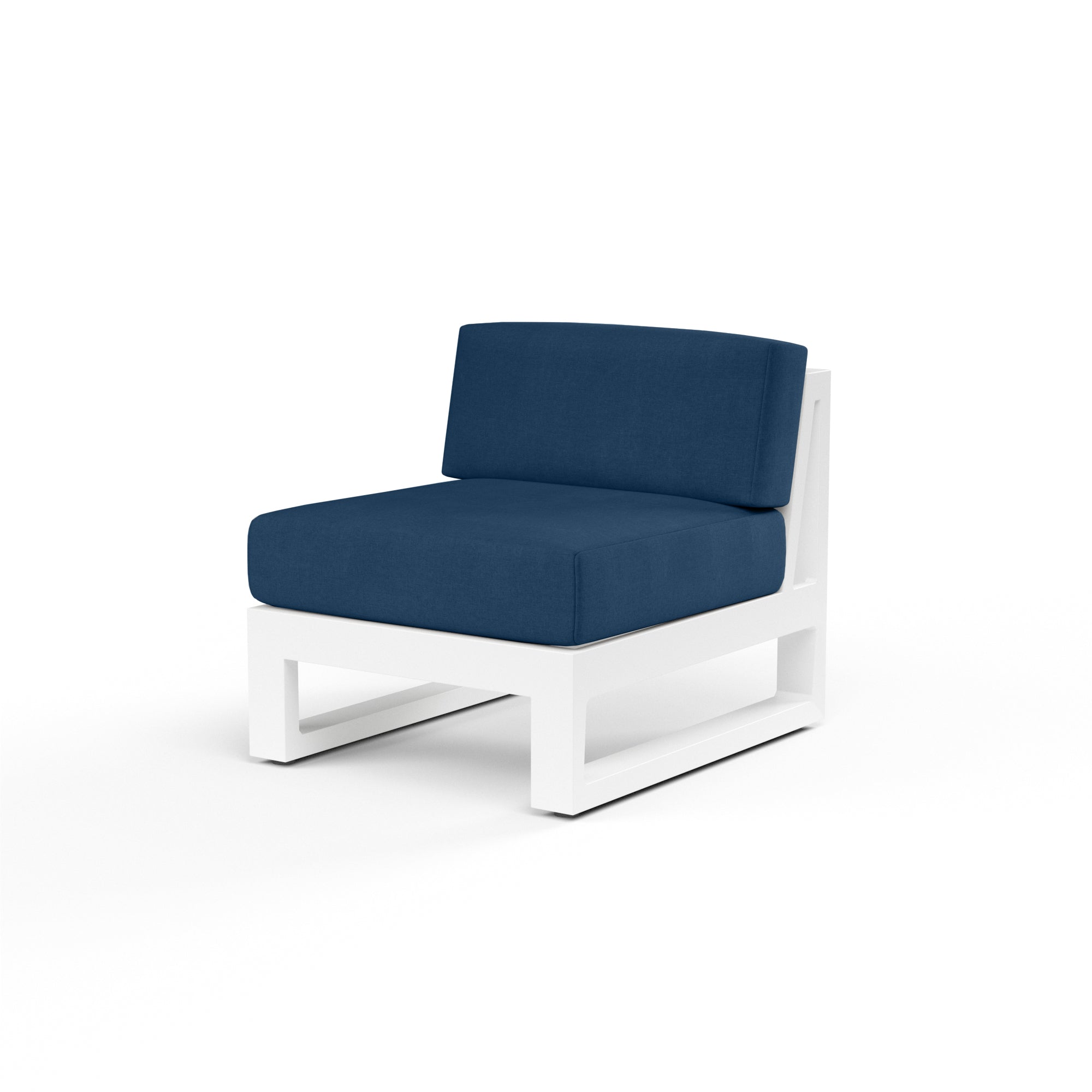 Sunset West Newport Armless Club Chair with Cushion
