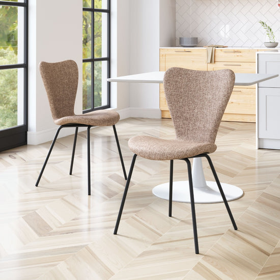 Zuo Modern Tollo Dining Chair in Brown
