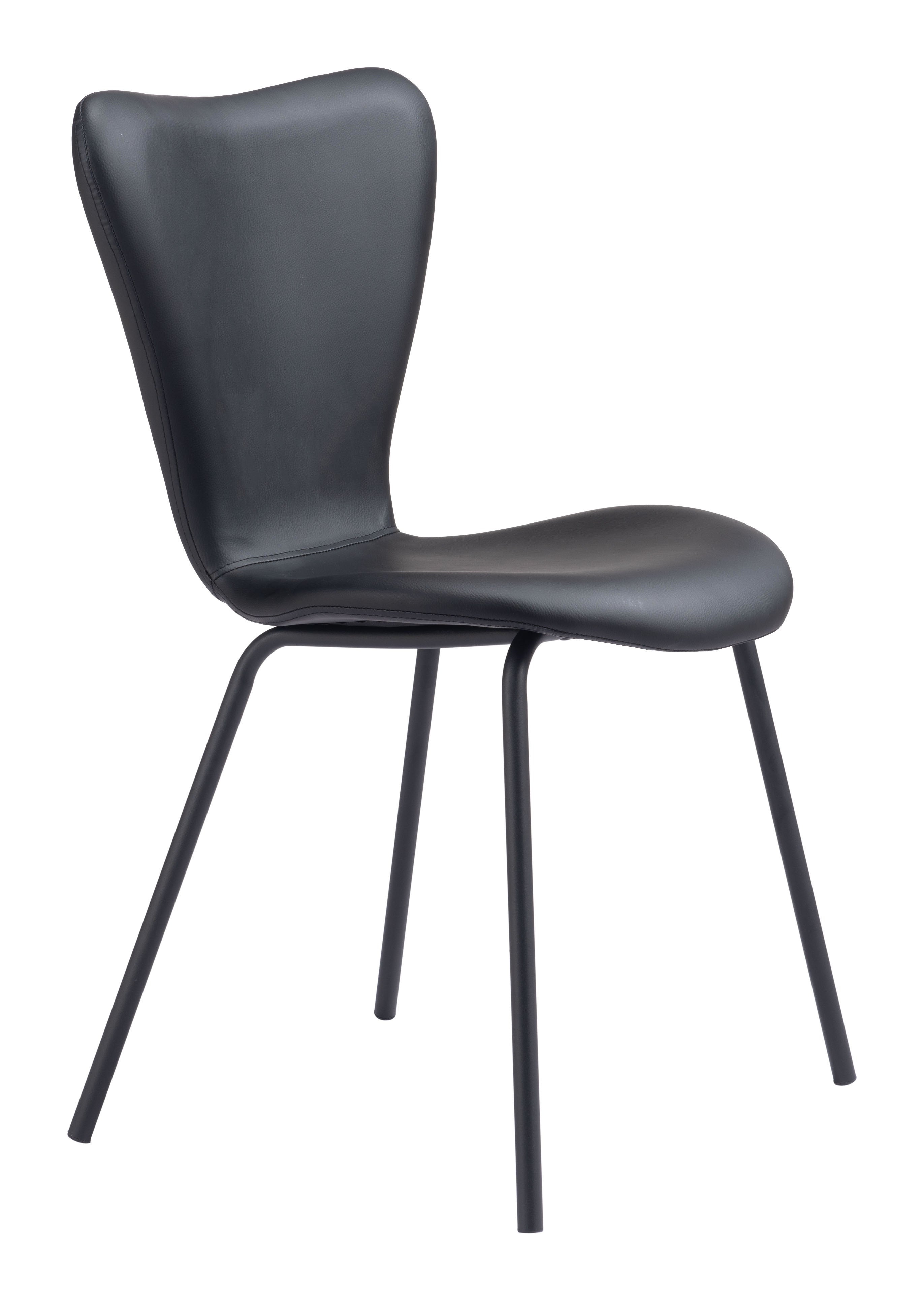 Zuo Modern Torlo Dining Chair in White/Black
