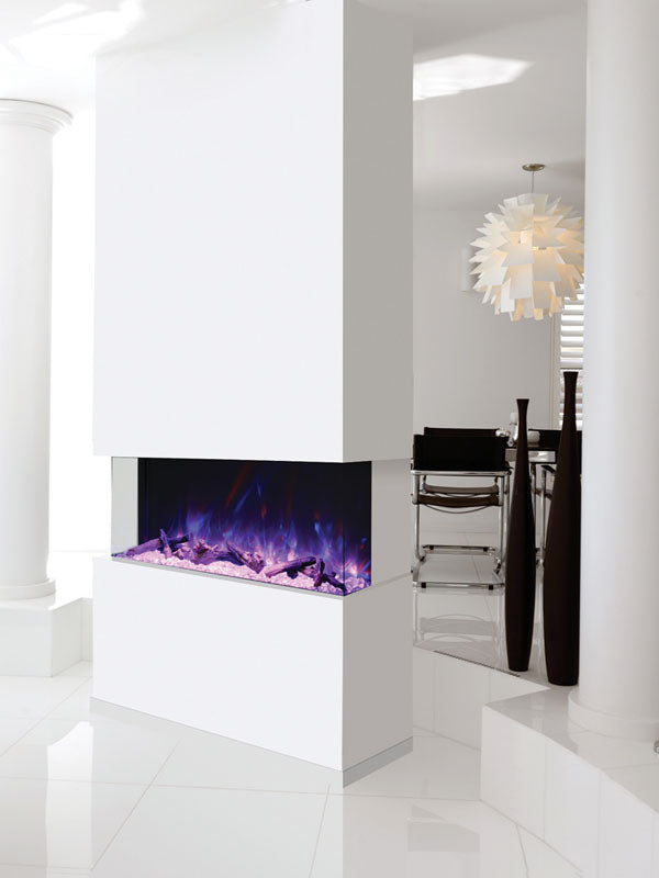 Amantii 50" 3 Sided Glass Electric Fireplace Built-in Only