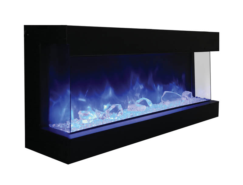 Amantii 50" 3 Sided Glass Electric Fireplace Built-in Only