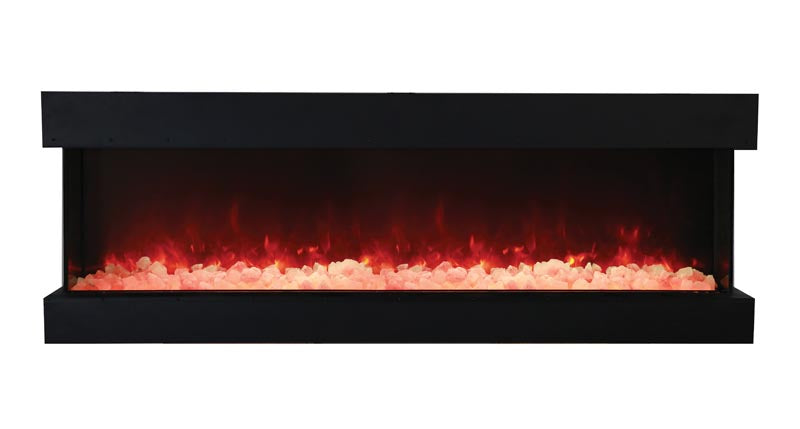 Amantii 50" 3 Sided Glass Electric Fireplace Built-in Only