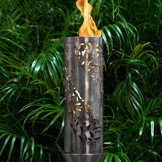 The Outdoor Plus Tiki Fire Torch - Stainless Steel