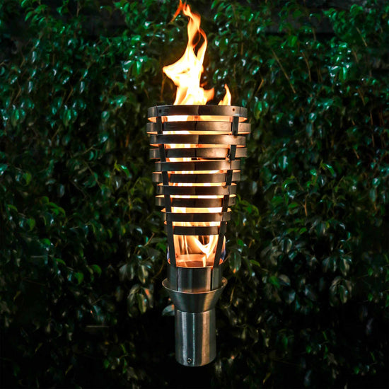 The Outdoor Plus Hercules Torch - Stainless Steel