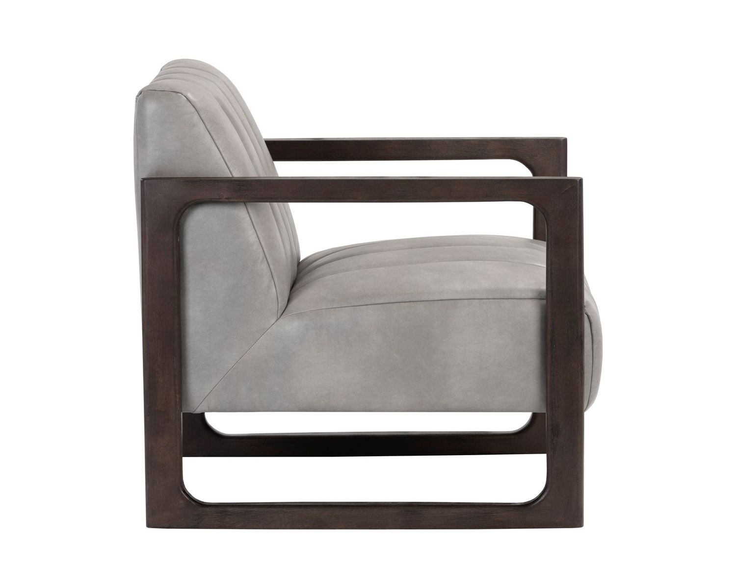 Sunpan Joaquin Lounge Chair Bravo Metal / Metropolis Blue