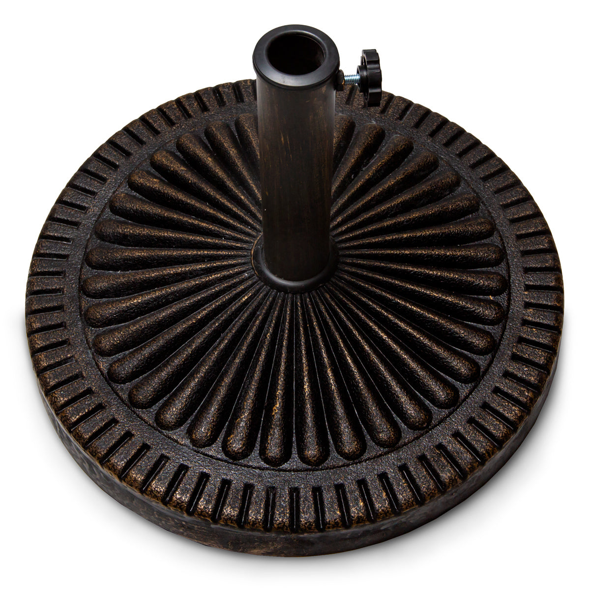 All Things Cedar 32 lbs Resin Coated Iron Umbrella Stand