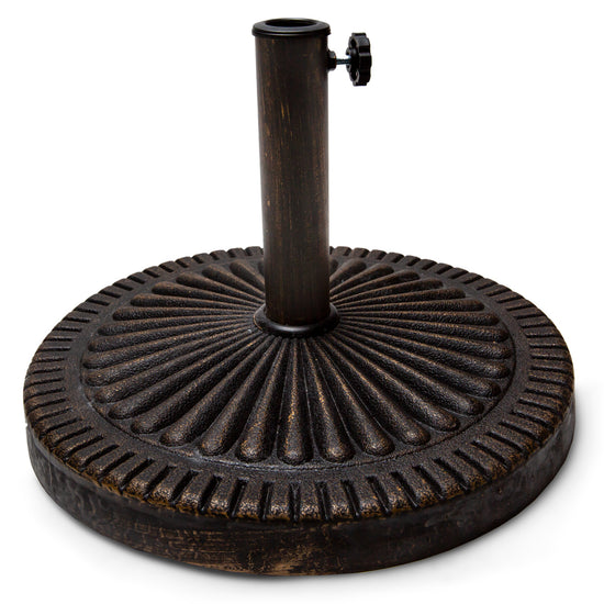 All Things Cedar 32 lbs Resin Coated Iron Umbrella Stand