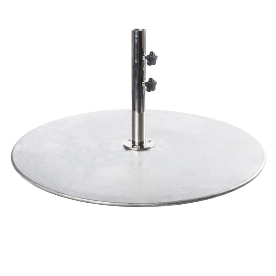 BFM Seating G-series 150 Pound - 36" Diameter Galvanized Steel Plate Umbrella Base
