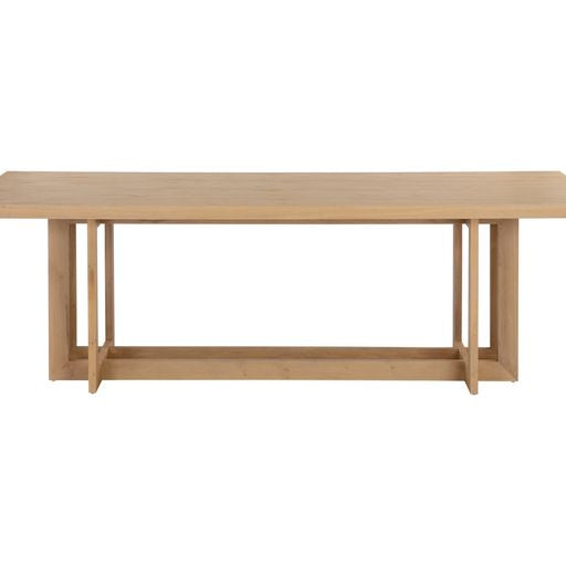 Sunpan Disera Dining Table 96'' in Ash Grey / Dark Brown / Natural