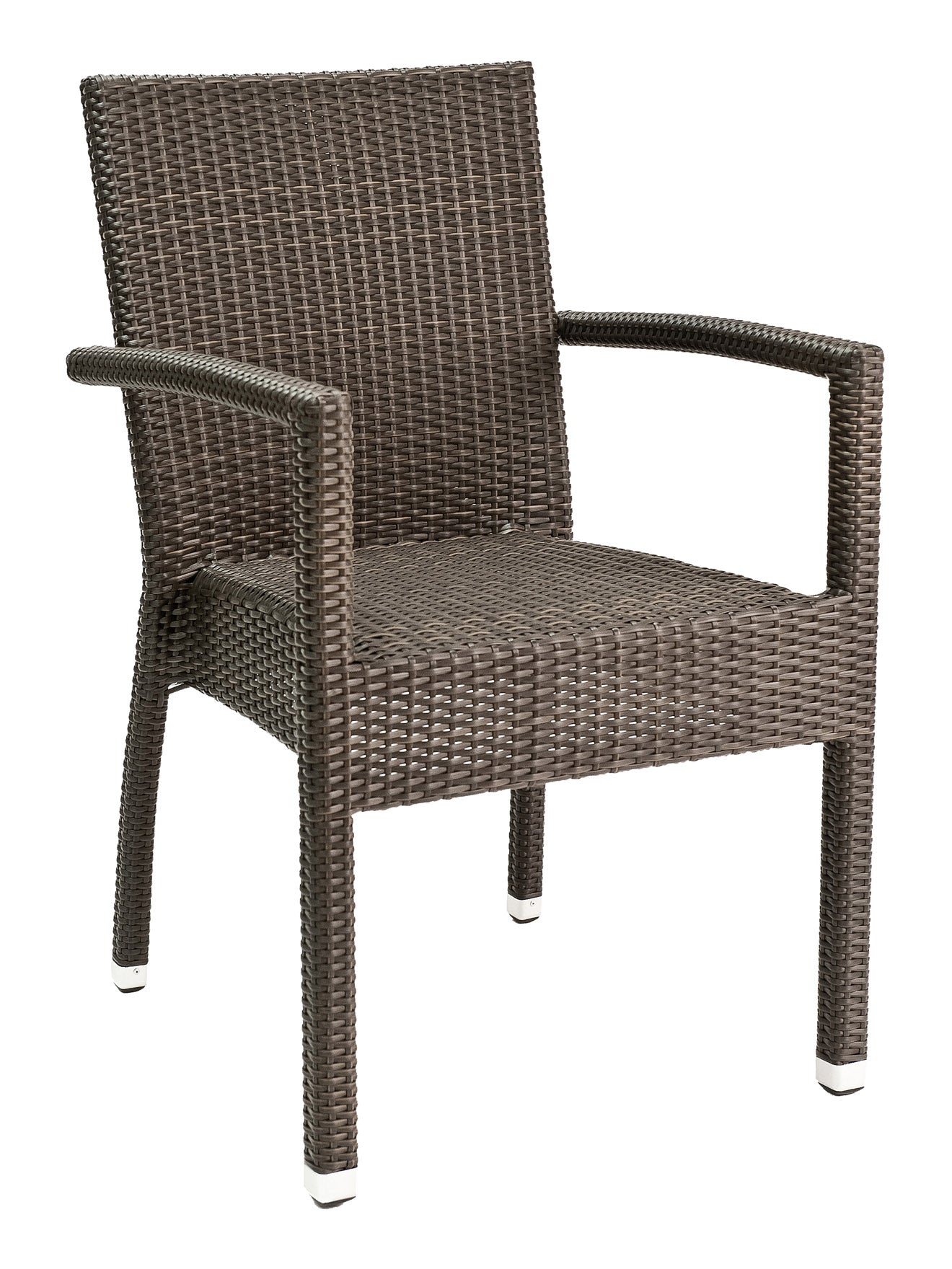 Florida Seating Hand Woven PE Synthetic Wicker Arm Chair - WIC-01