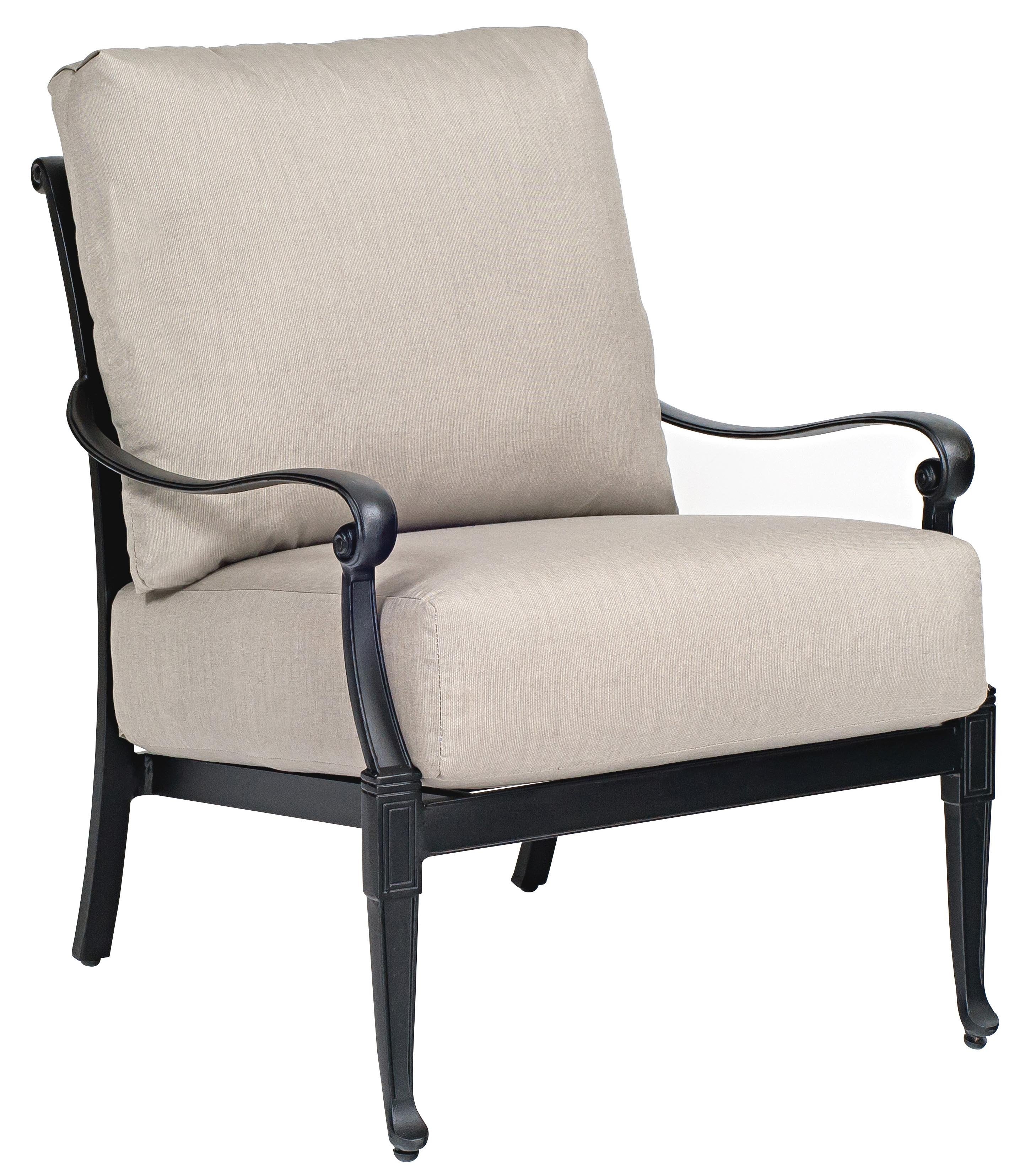 Woodard Wiltshire Stationary Lounge Chair, Aged Teak, No Cushion, Grade A Fabric, Lounge Chairs, Aluminum, Curved, 4 Legs, Outdoor