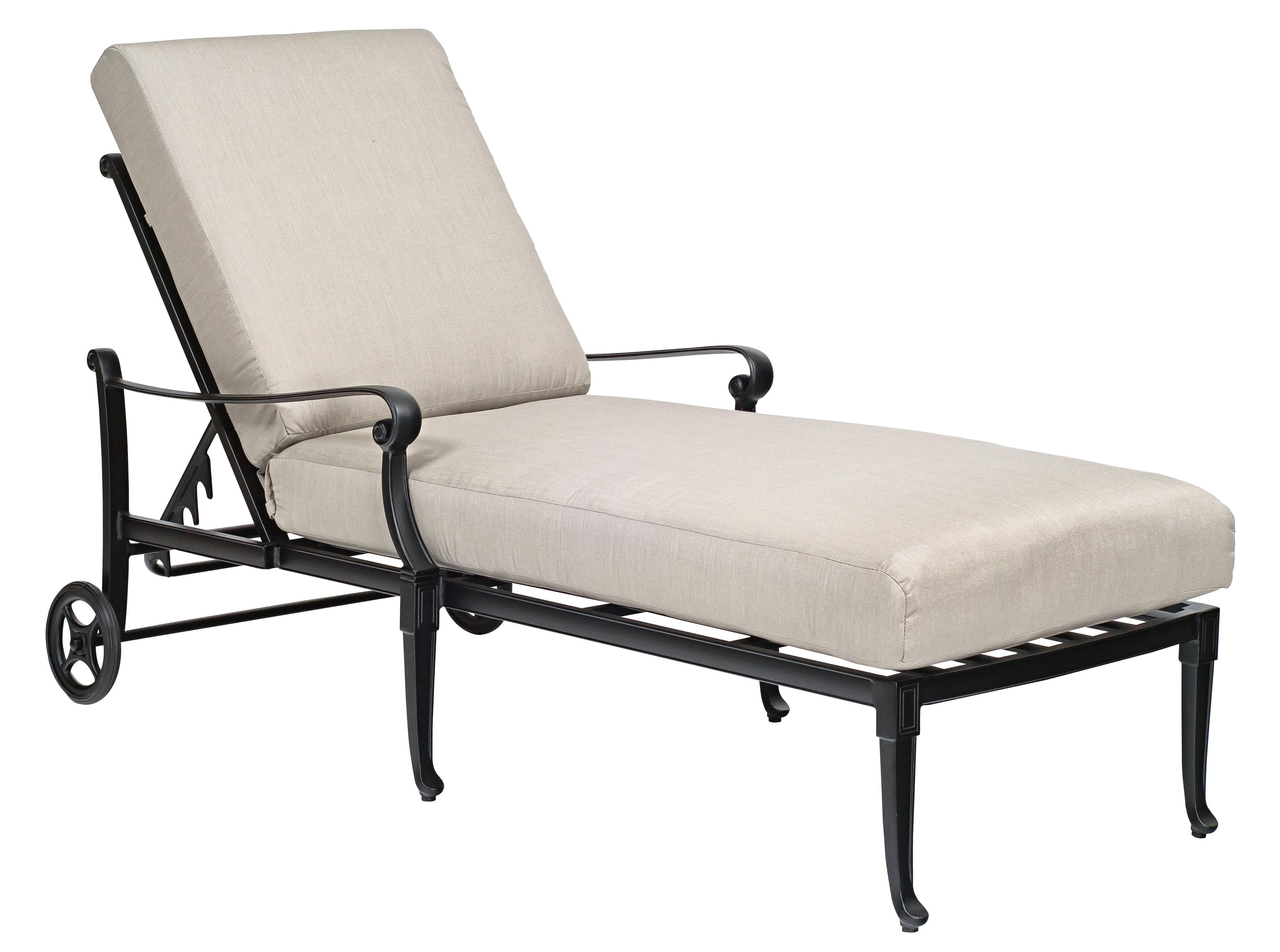 Woodard Wiltshire Adjustable Chaise Lounge, Aged Teak, No Cushion, Grade A Fabric, Chaise Lounge, Aluminum, Rectangular, 4 Legs, Outdoor