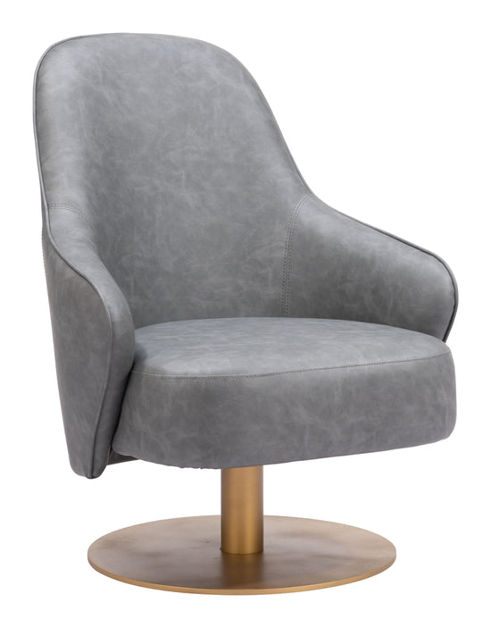 Zuo Modern Withby Accent Chair Gray/Brown