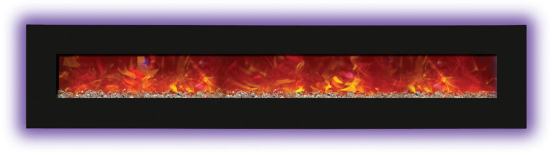 Amantii Electric Fireplace Top Heat 106"