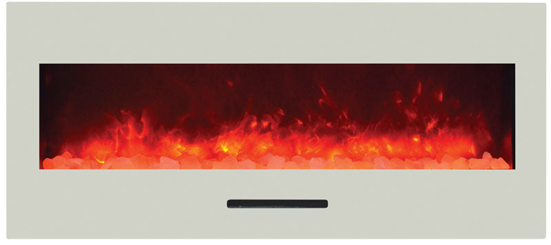 Amantii 50" fireplace with Black Glass surround
